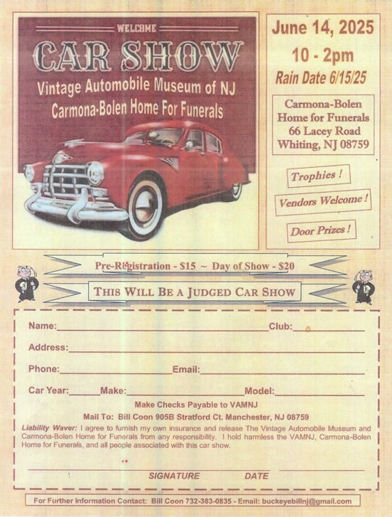 June Car Show Flyer